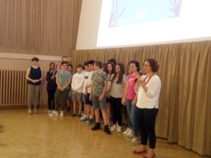 8 maggio 18 le classi 2a e 2b Scamozzi